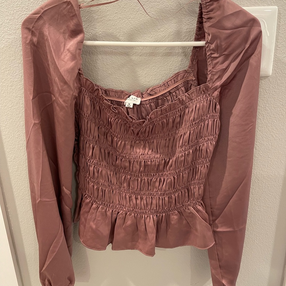 Pink blouse